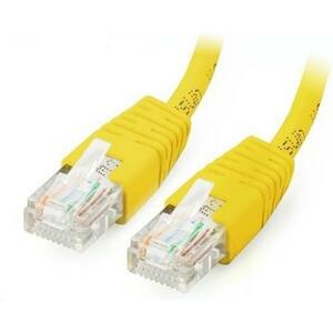 GEMBIRD Patch kabel RJ45, cat. 5e, UTP, 0.25m, žlutý; PP12-0.25M/Y