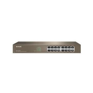 Tenda TEG1016D - 16-port Gigabit Ethernet Switch, 10/100/1000 Mbps, Fanless, Rackmount, Kov; TEG1016D