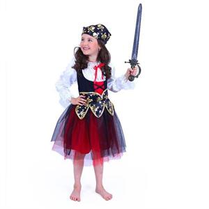 Rappa Dětský kostým pirátka (S) e-obal; 206830