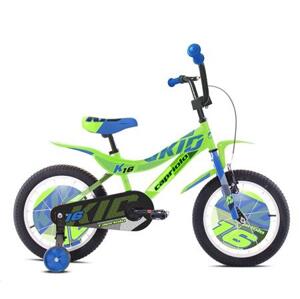 Capriolo Dětské jízdní kolo BMX 16" HT KID modro-zelené; 120377
