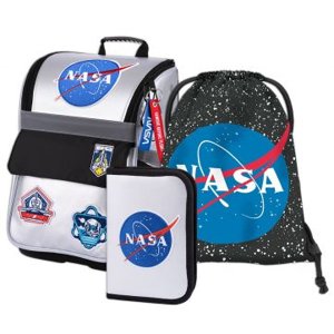 BAAGL SET 3 NASA: aktovka, penál, sáček; A-8534