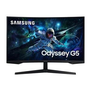 Samsung Odyssey G5/G55C/32"/VA/QHD/165Hz/1ms/Black/2R; LS32CG552EUXEN