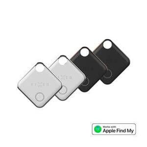 Fixed Smart tracker Tag s podporou Find My, 4 ks, 2x černý + 2x bílý; FIXTAG-4PACK-BKWH