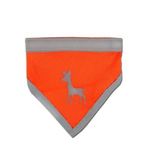 Alcott reflexní šátek pro psy, oranžový, velikost S; AC-91251