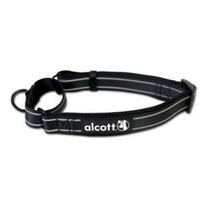 Alcott reflexní obojek pro psy, Martingale, černý, velikost M; AC-05302