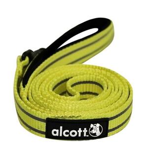 Alcott reflexní vodítko pro psy, žluté, velikost L; AC-11471