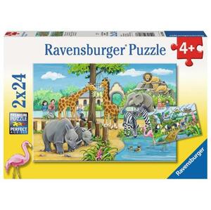 RAVENSBURGER Puzzle Vítejte v Zoo 2x24 dílků; 125376