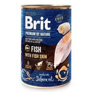 Brit Premium Dog by Nature  konz Fish & Fish Skin 400g; 103473