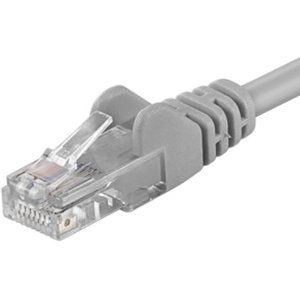 PremiumCord Patch kabel UTP RJ45-RJ45 level 5e 2m šedá; sputp02
