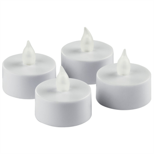Hama LED čajové svíčky, bílé, set 4 ks (cena uvedena za set); 96014